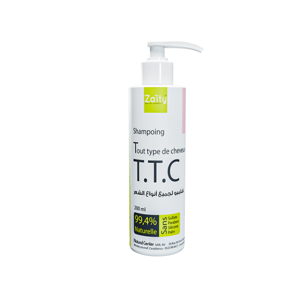 shampoing tout type de cheveux au rhassoul 200ml