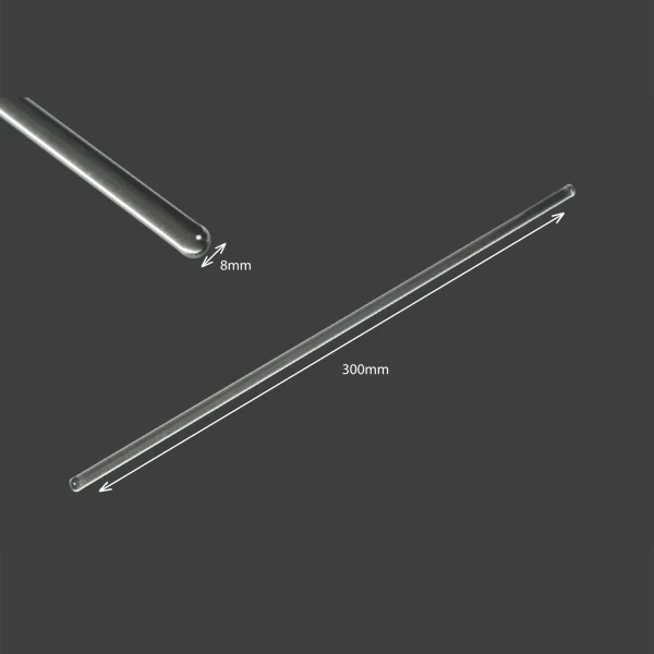 baguette en verre d'agitation 8*300